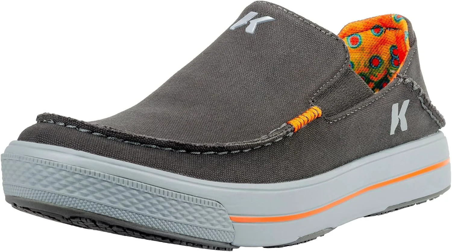 

Мужские рыболовные мокасины Korkers Brook Trout с фиксированными подошвами Kling-On, синий