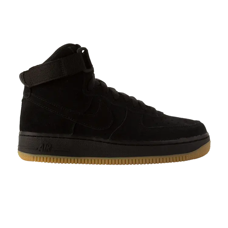 

Кроссовки Nike Air Force 1 High LV8 GS 'Black Gum', черный