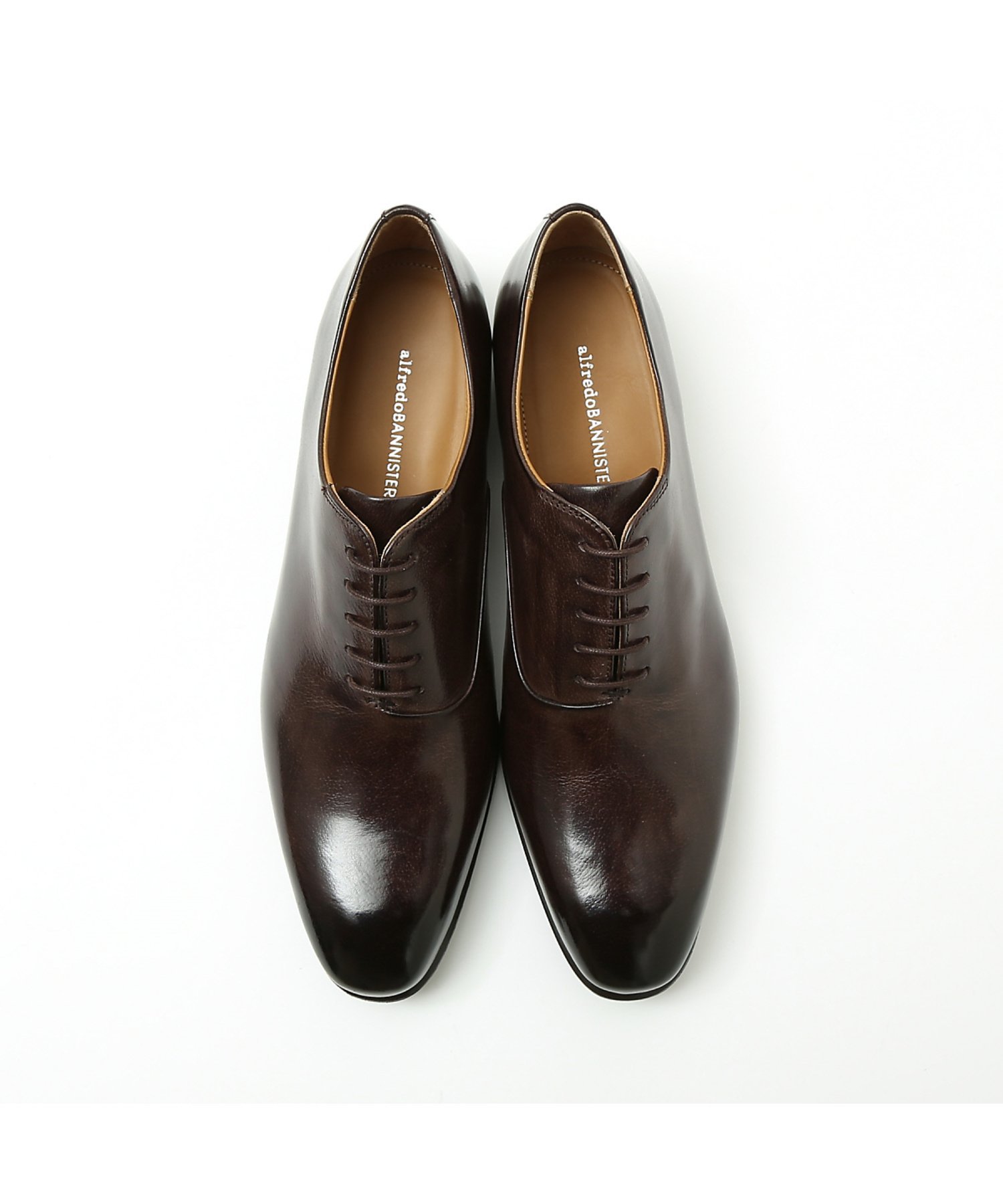 Туфли с полуквадратным носком и цельным верхом AlfredoBANNISTER, Dark Brown — фото 4