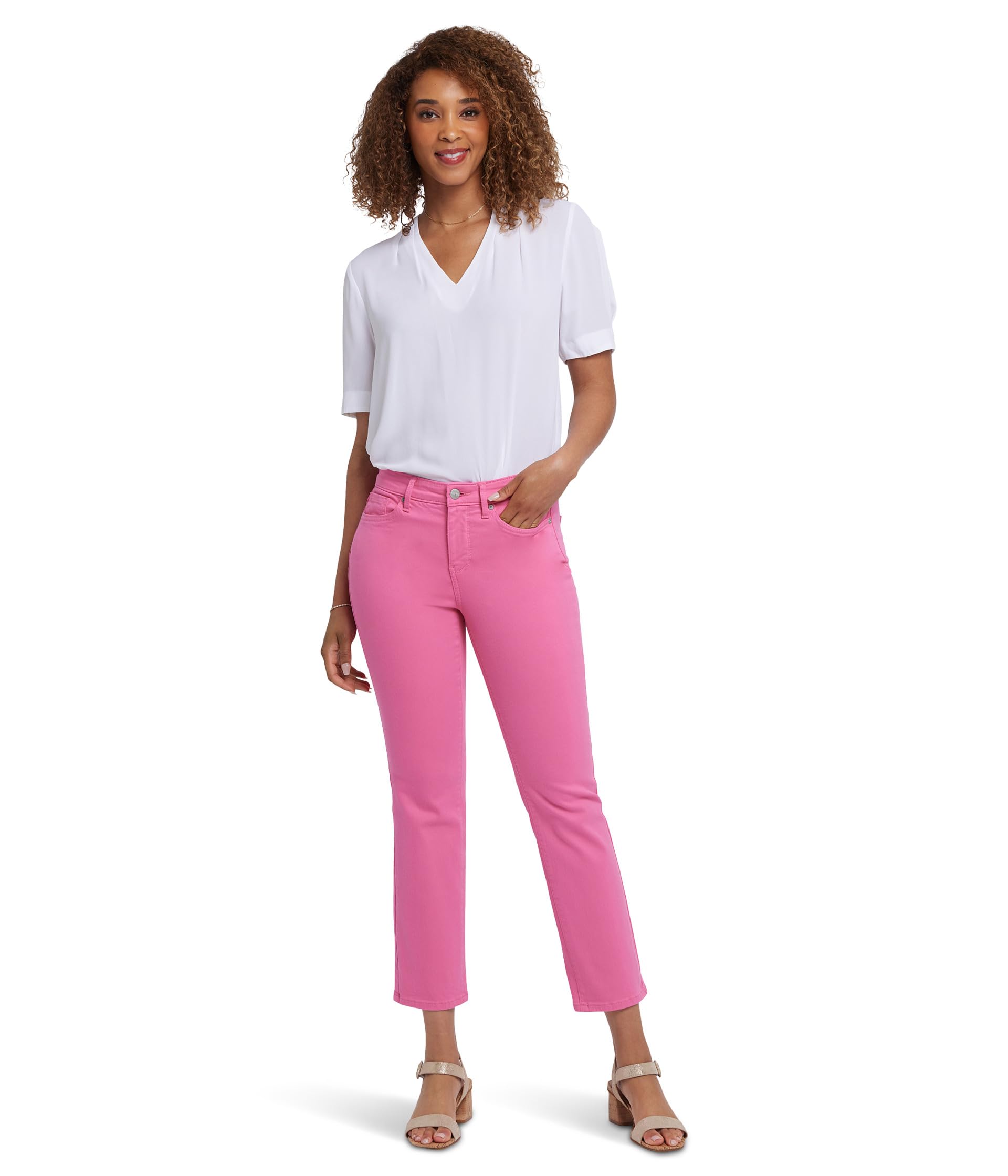 

Джинсы NYDJ Sheri Slim Ankle Jeans In Honeysuckle, Honeysuckle