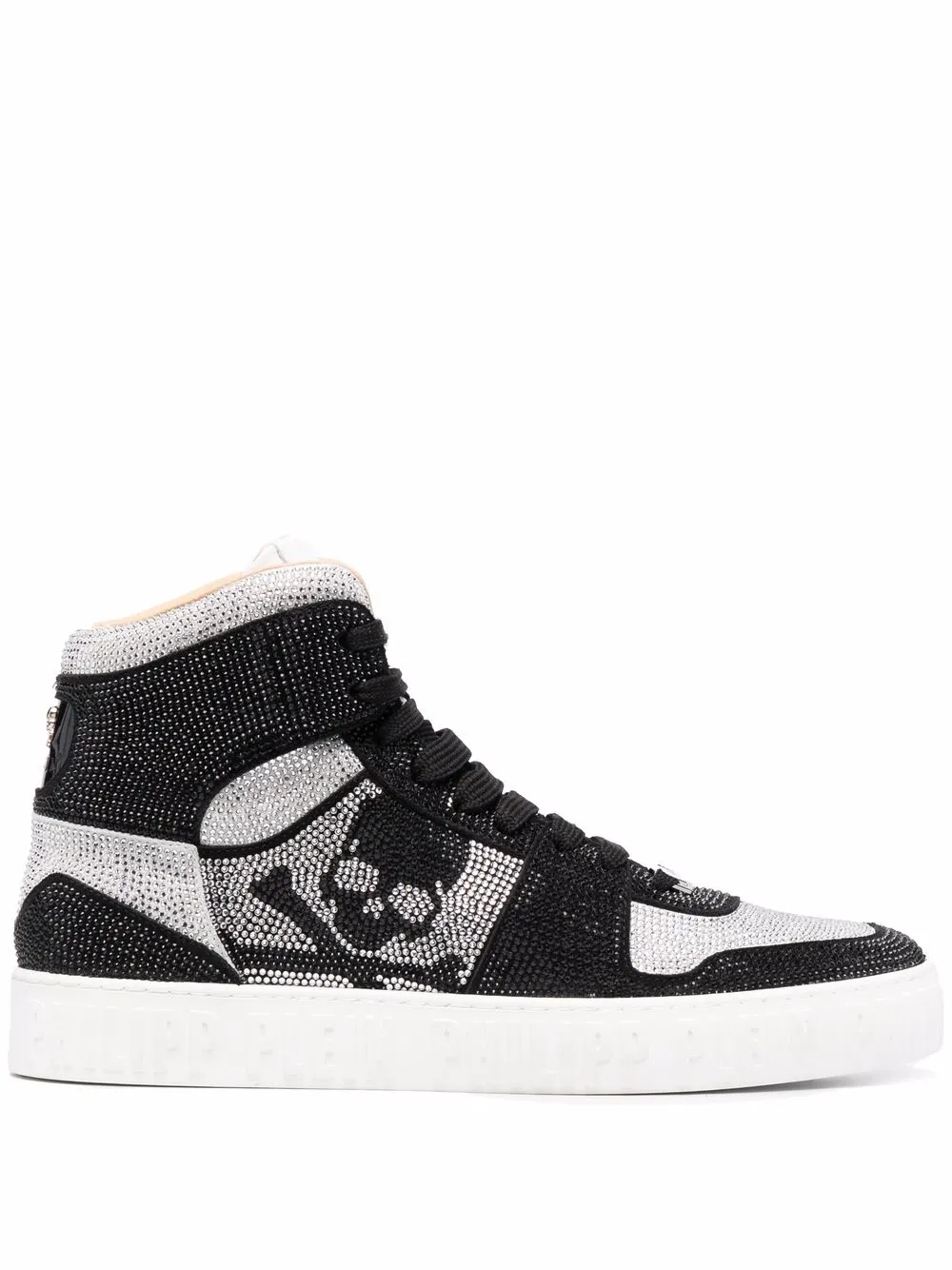 Высокие кроссовки Strass Philipp Plein, черный