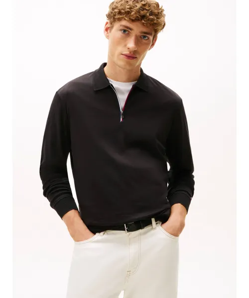 

Футболка поло Regular fit Tommy Hilfiger, черный