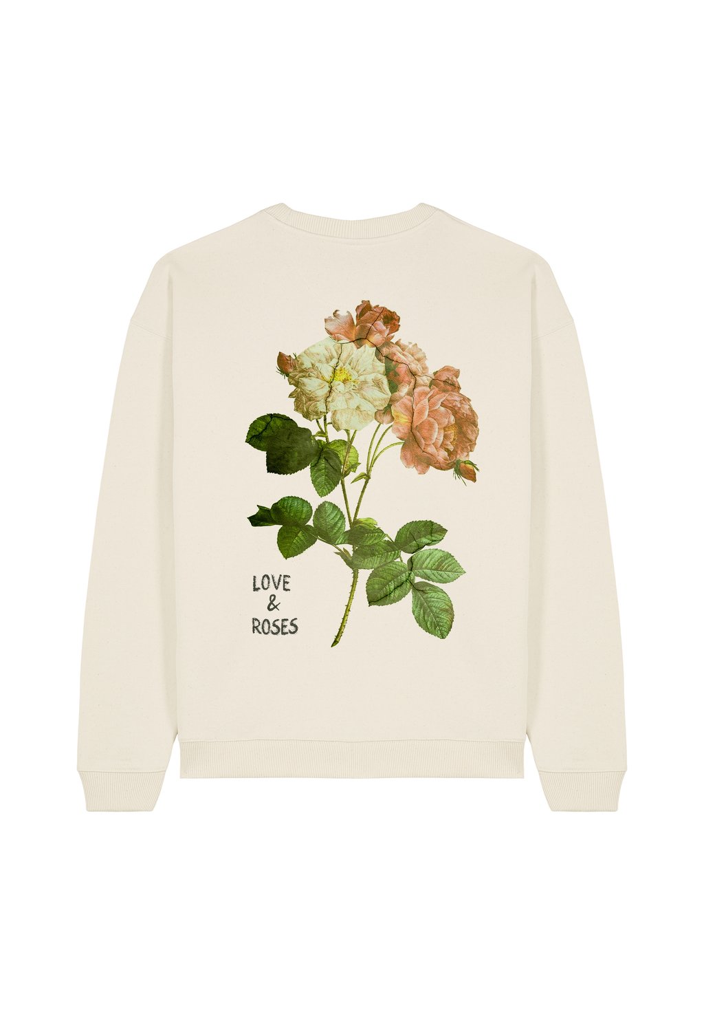 

Толстовка LOVE ROSES UNISEX Mira Paris, кремовый