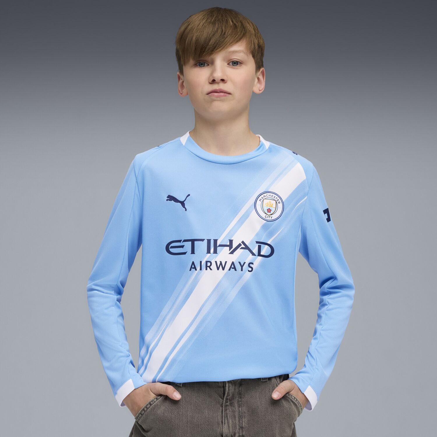 PUMA Футболка Performance 'Manchester City 25/26' в синем цвете — фото 3