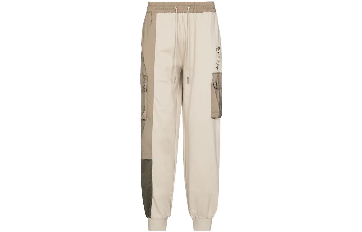 

Вязаные спортивные штаны мужские, разноцветные, со средними манжетами Feng Chen Wang, мультиколор