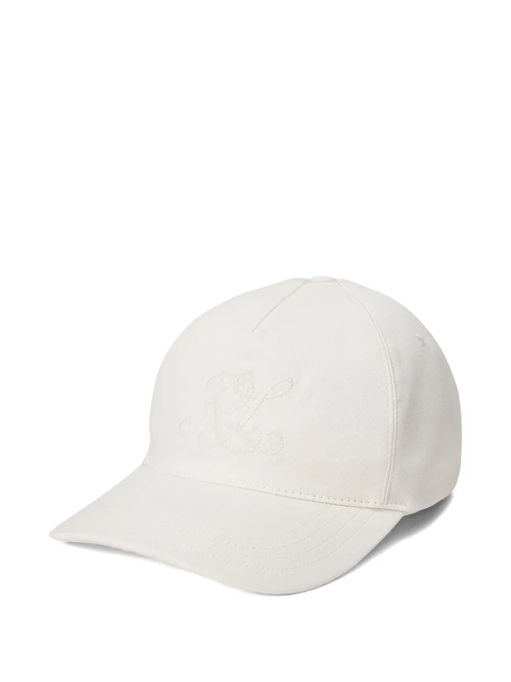 

Твиловая кепка с монограммой Ralph Lauren Purple Label, белый