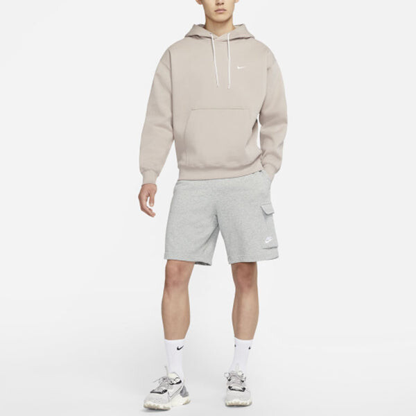 Толстовка Men's Nike Logo Embroidered Solid Color Fleece Lined Yellow, мультиколор — фото 3