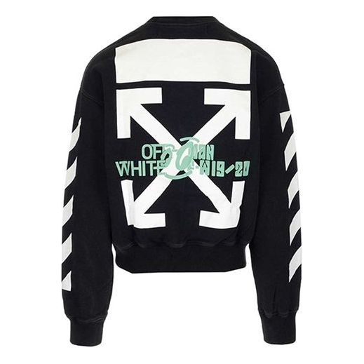 

Толстовка men's pullover loose printing black Off-White, черный