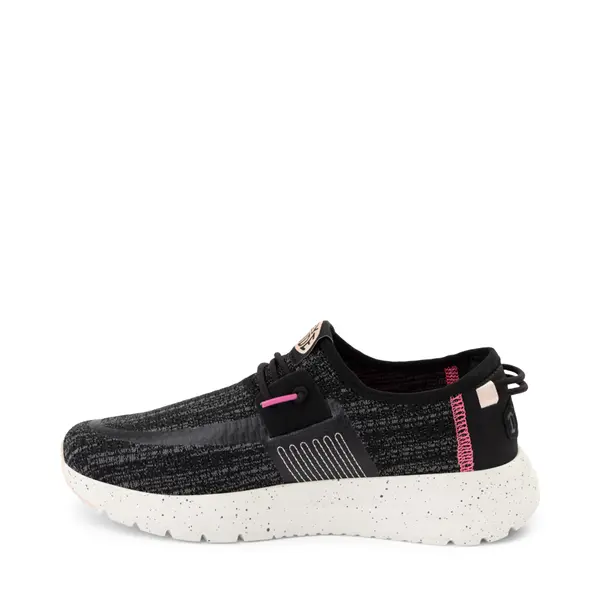 Слипоны Womens HEYDUDE Sirocco Slip-On Casual Shoe, черный