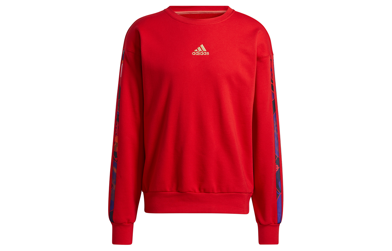 Футболка мужская Adidas светло-алая — фото 2