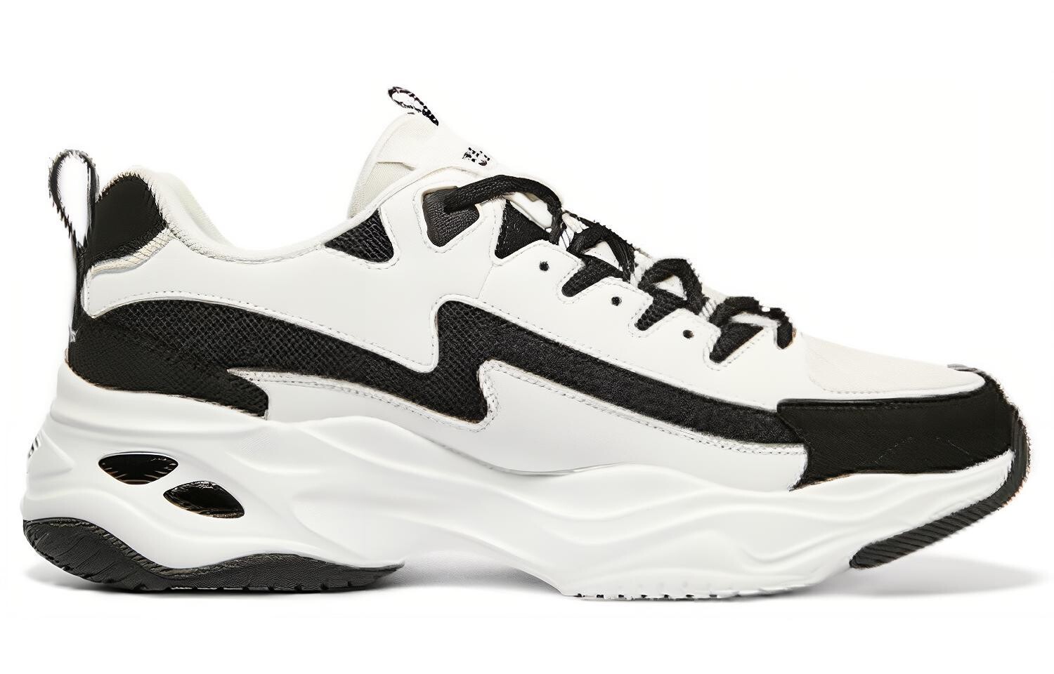 Кроссовки мужские D"Lites 4.0 Chunky с низким верхом, черные/белые Skechers — фото 2