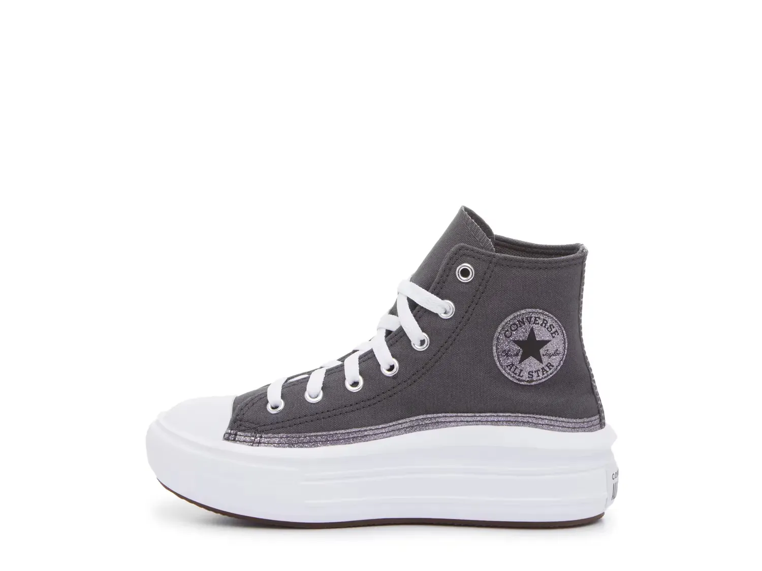 Кроссовки Chuck Taylor All Star Move Platform High-Top - детские Converse, Grey — фото 3