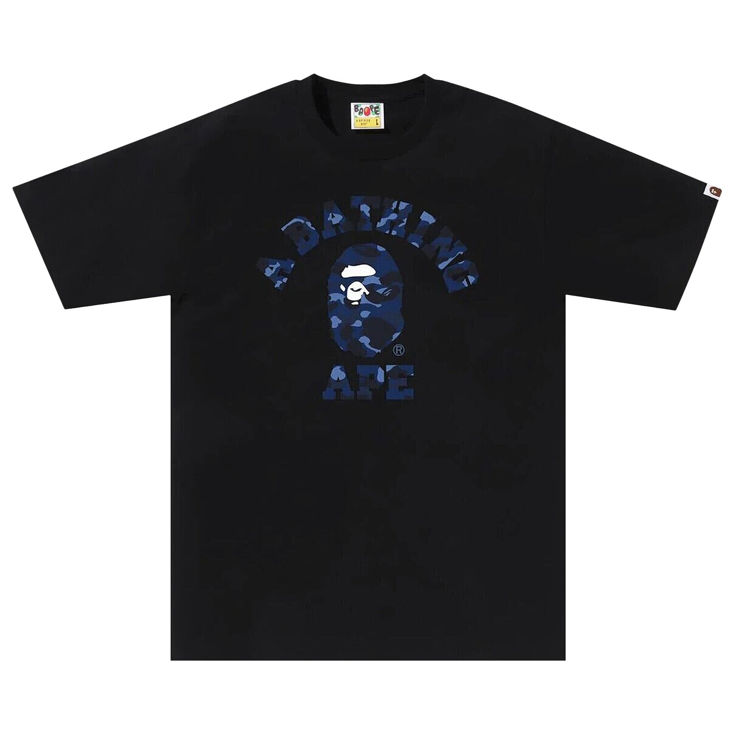 

Футболка BAPE Color Camo, Черный/Темно-синий