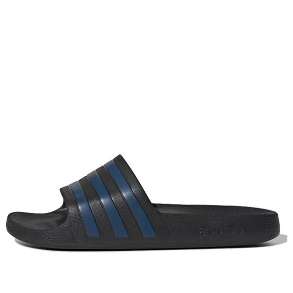 

Тапочки adilette aqua 'navy' Adidas, черный