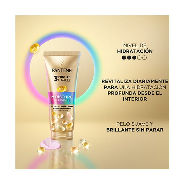 3-минутный интенсивный кондиционер miracle PANTENE Hydra Revitaliza, 220 мл — фото 2