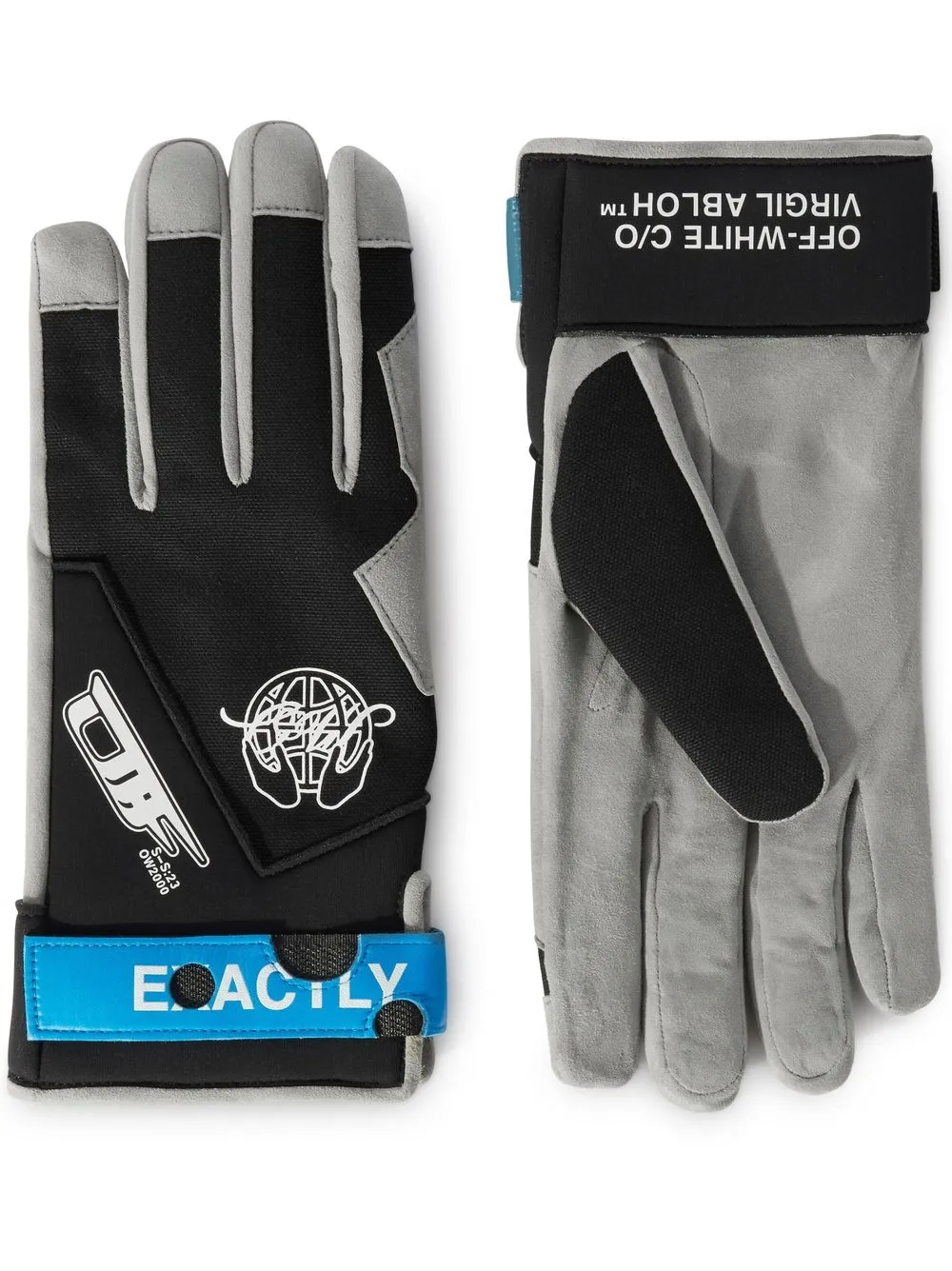 

Перчатки Exact Opp OFF-WHITE, серый