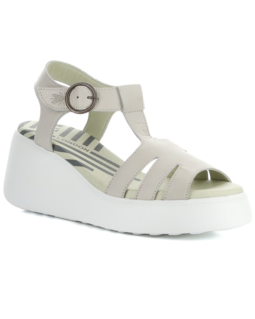 FLY London Duma Leather Sandal, синий