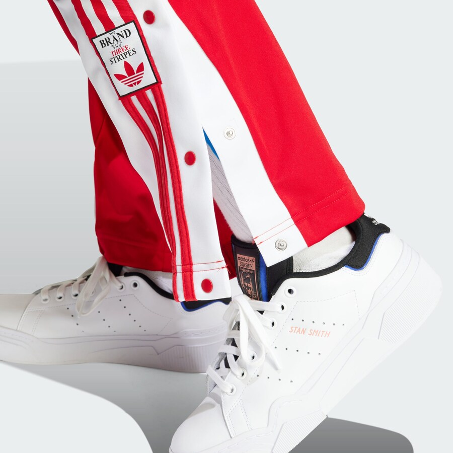 Брюки свободного кроя ADIDAS ORIGINALS Adibreak, красный — фото 4