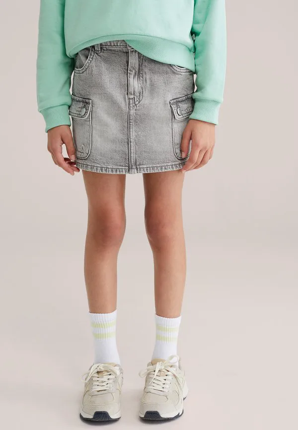 Джинсовая юбка blue ridge We Fashion, Light Grey — фото 4
