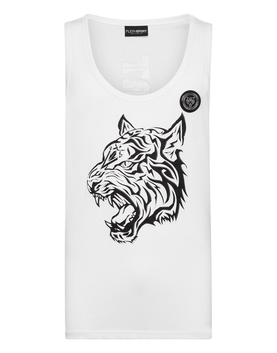 

Майка Plein Sport Shirt Tiger, белый