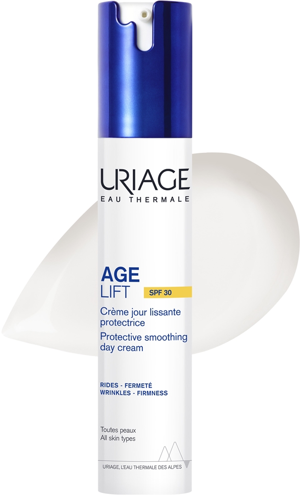 Крем для лица SPF30 URIAGE Защитный разглаживающий дневной Age Lift для уменьшения морщин и темных пятен — фото 2