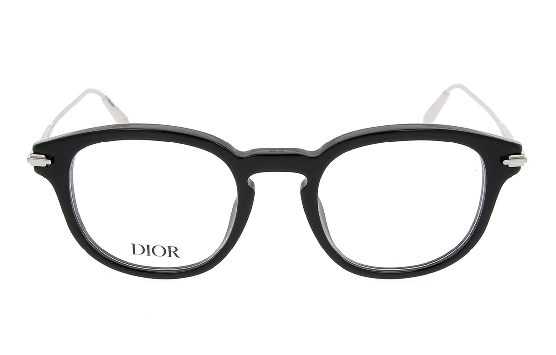 

DIOR Ацетатные очки для зрения мужские черные Irregular Shape, Black