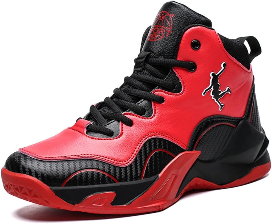 

Мужские спортивные кроссовки Rongduyan для прогулок, баскетбольные соревнования, уличные, черный/красный