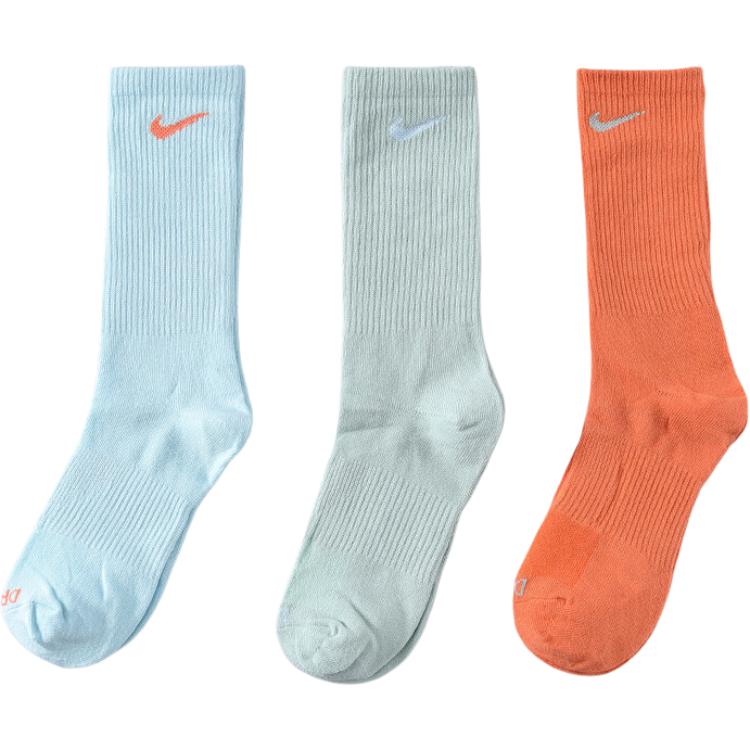 Nike Носки Unisex Orange Cyan Green Couple's — фото 4