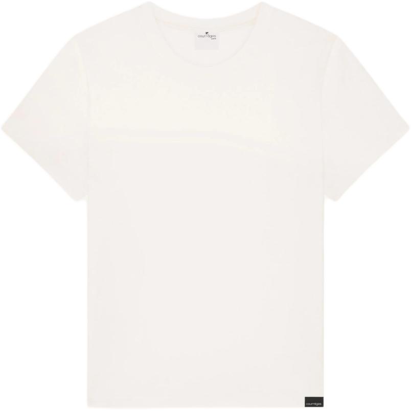 

Футболка с коротким рукавом Courrèges COURREGES, белая