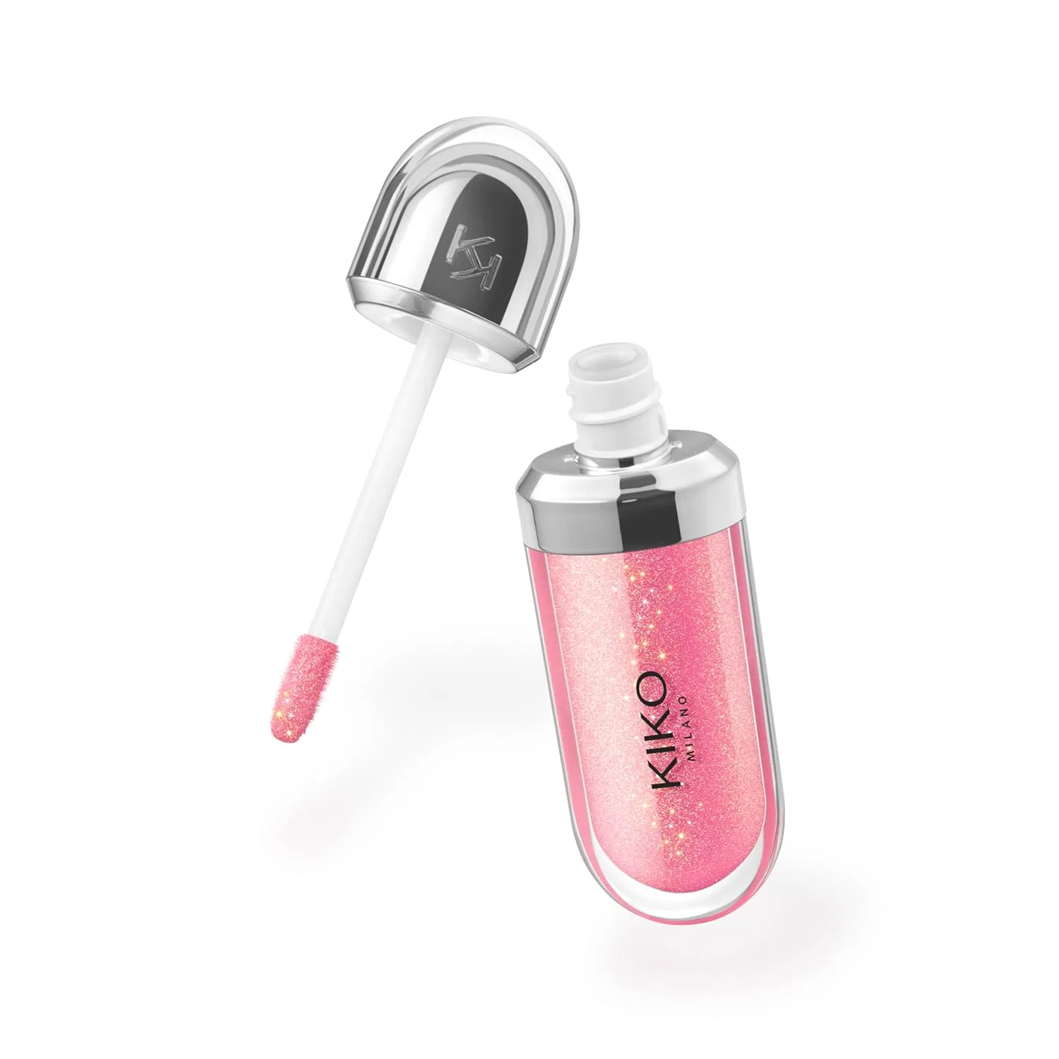 Питательный блеск для губ «3D Hydra Lipgloss» от KIKO Milano Kiko Milano, 26 Sparkling Hibiscus Pink — фото 3