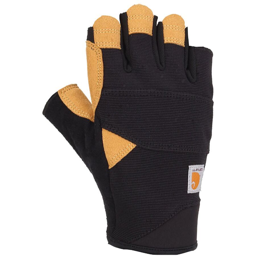 

Перчатки Carhartt Gloves Padded Palm Fingerless Carhartt Gloves, Black Barley