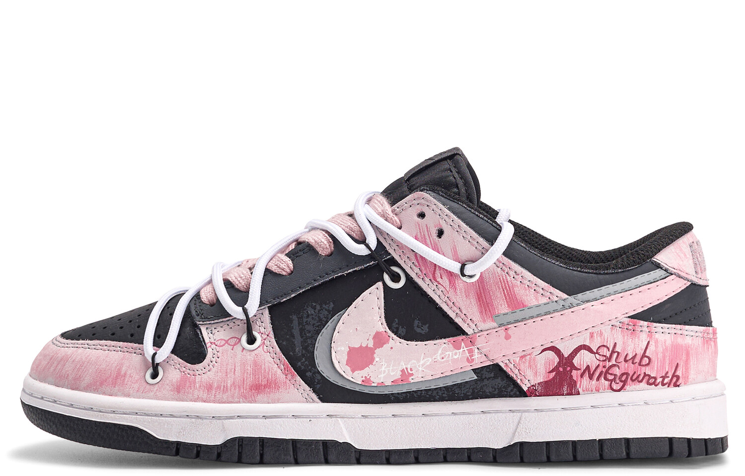 

Кроссовки Nike Dunk Skateboard Shoes Women's Low-Top Pink