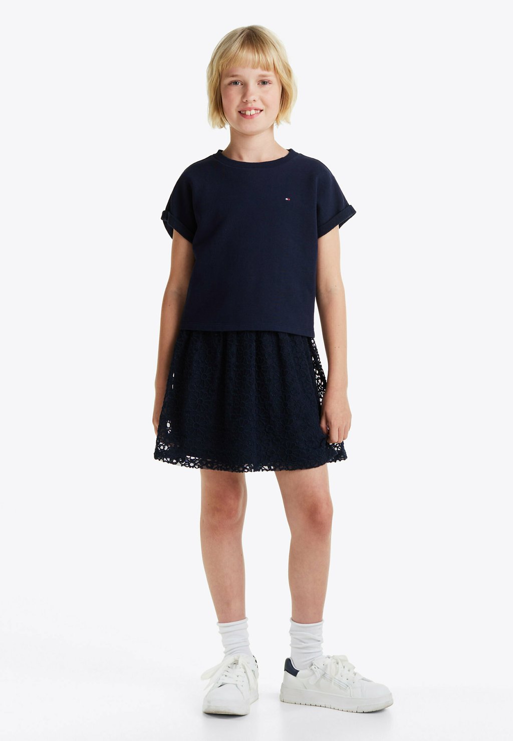 

Повседневное платье 3 IN 1 COMBI LACE DR Tommy Hilfiger, синий деним