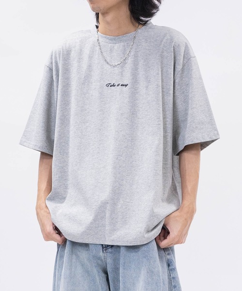 

Трикотажная футболка свободного кроя, устойчивая к пятнам от пота Naive magic, серый