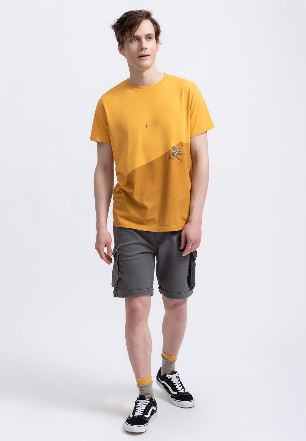 

Футболка с принтом Laugar KAFT, желтый