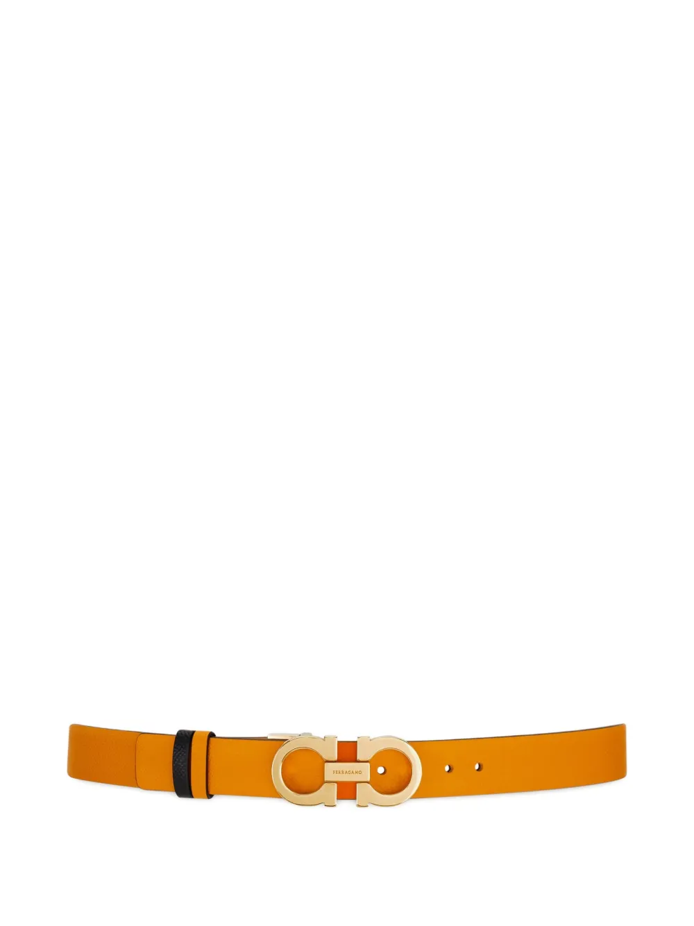 

Ремень с пряжкой Gancini Ferragamo, желтый