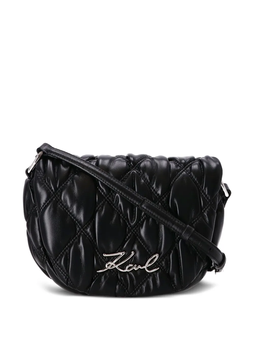 

Сумка через плечо с логотипом KLogo Signature KARL LAGERFELD, черный