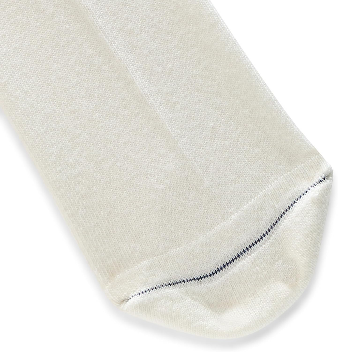 Носки Lacoste Unisex Ребристые, Хлопок, Flour/Blue — фото 2