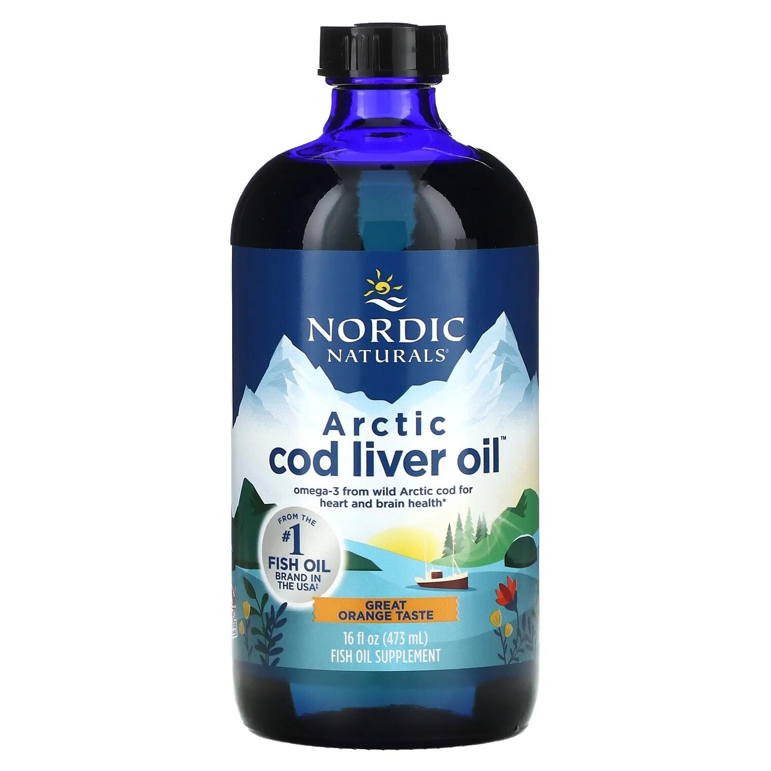 

Nordic Naturals Arctic Cod Liver Oil Orange 16 fl oz (437 ml)