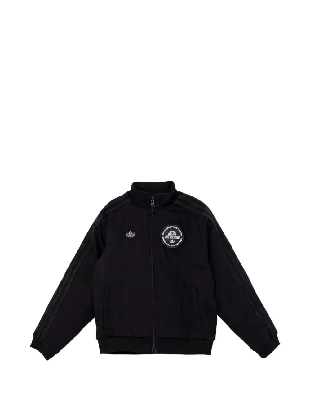 Куртка с нашивкой-логотипом Adidas Kids, черный
