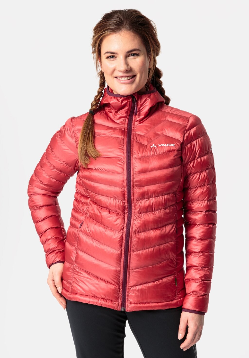 

Куртка зимняя BATURA HOODED INSULATION Vaude, цвет brick