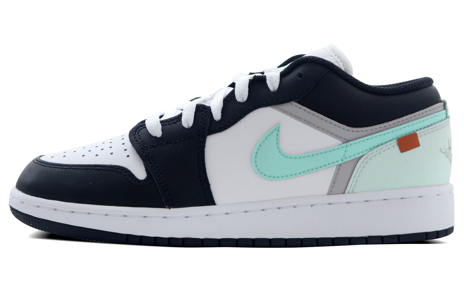 

Кроссовки Air Jordan 1 Vintage Basketball Shoes Men Low-top Gray, зеленый