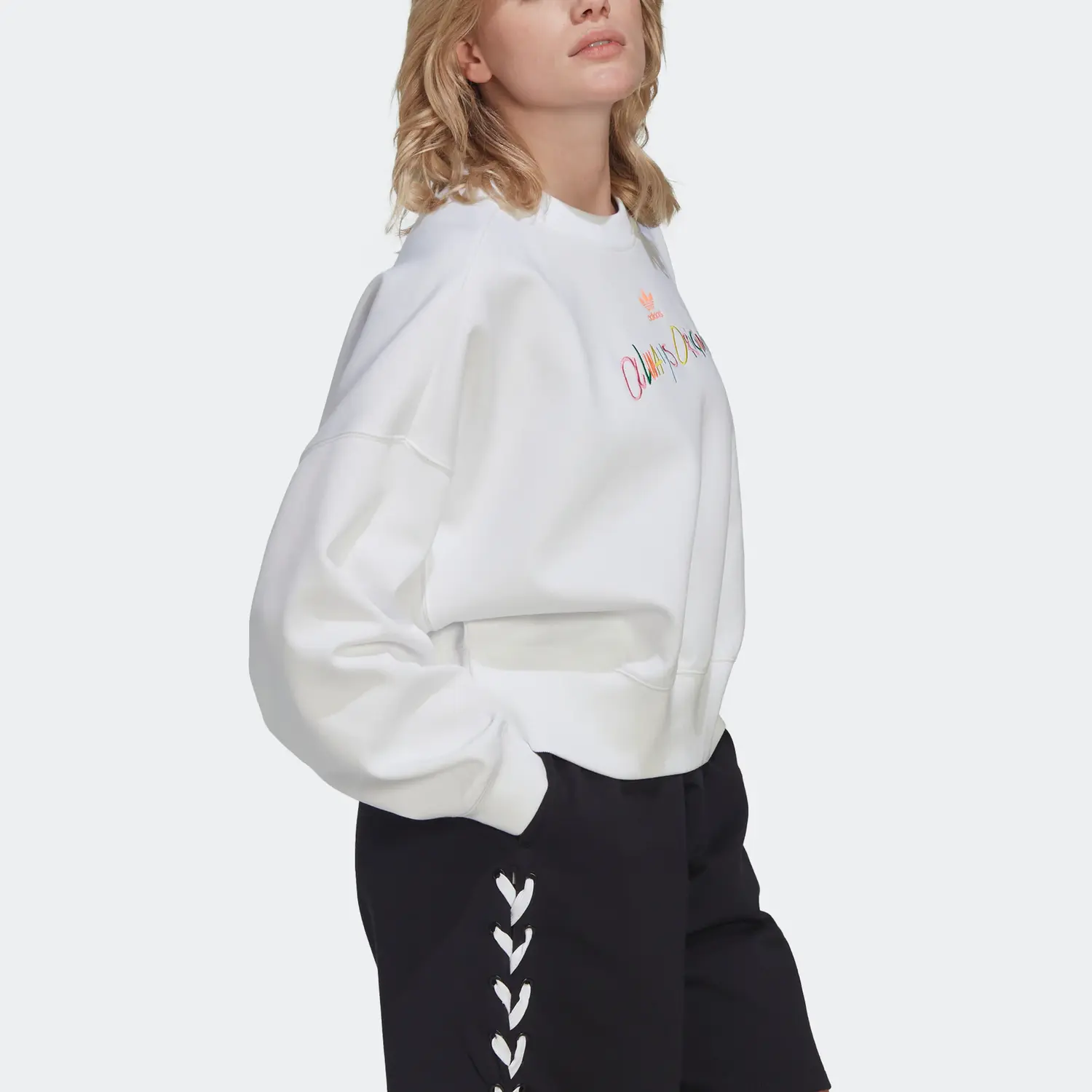 Толстовка Adidas Originals унисекс белая — фото 4
