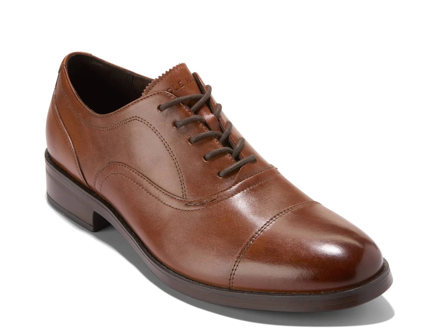 

Оксфорды Cole Haan Newmark Grand Cap Toe Oxford, темно-коричневый