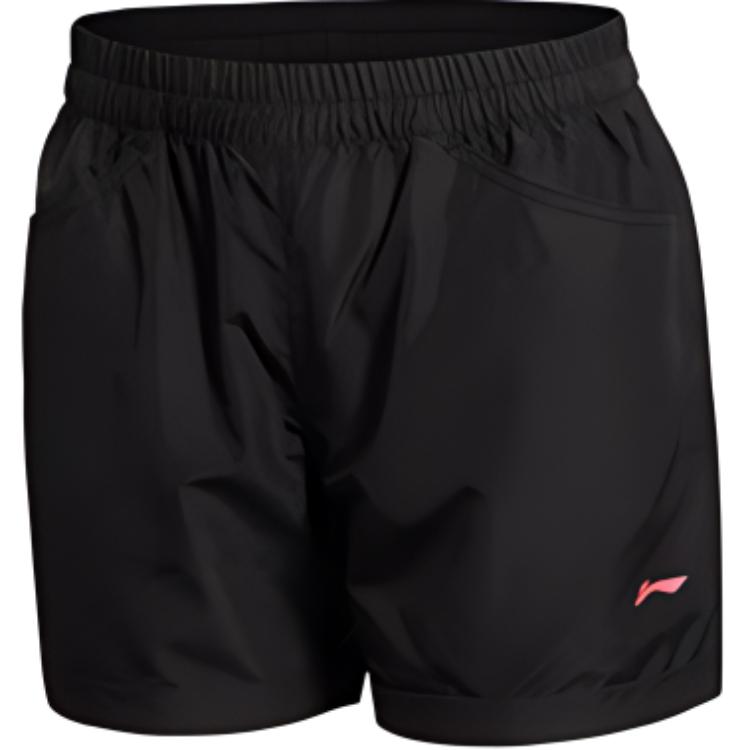 

Тренировочные спортивные шорты женские новые базовые black LINING, черный