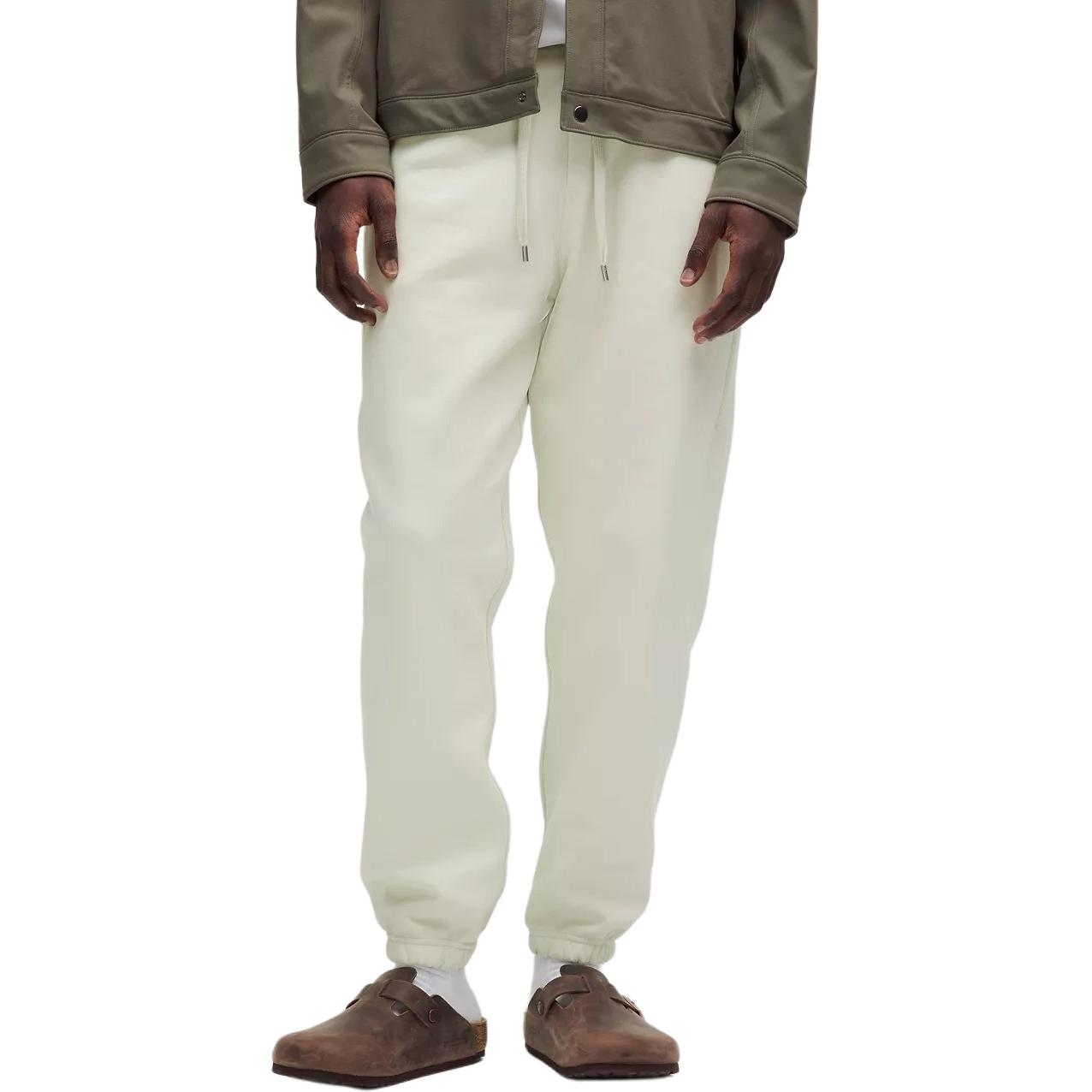 

Утепленные вязаные спортивные штаты мужские Lululemon, белый