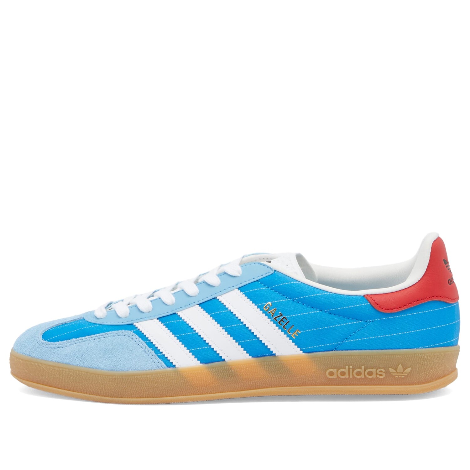 

Кроссовки Adidas Gazelle Indoor, цвет Bright Blue,White & Gum