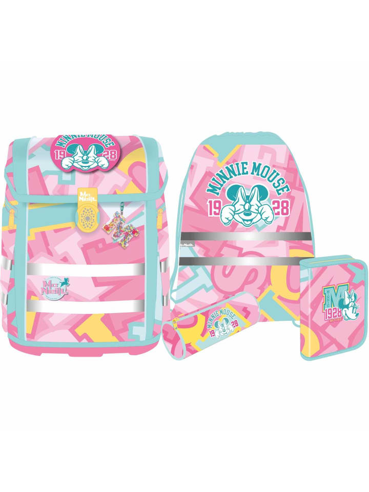 

McNeill Набор школьных сумок PERFECTO из 5 предметов, Disney Минни Маус, розовый