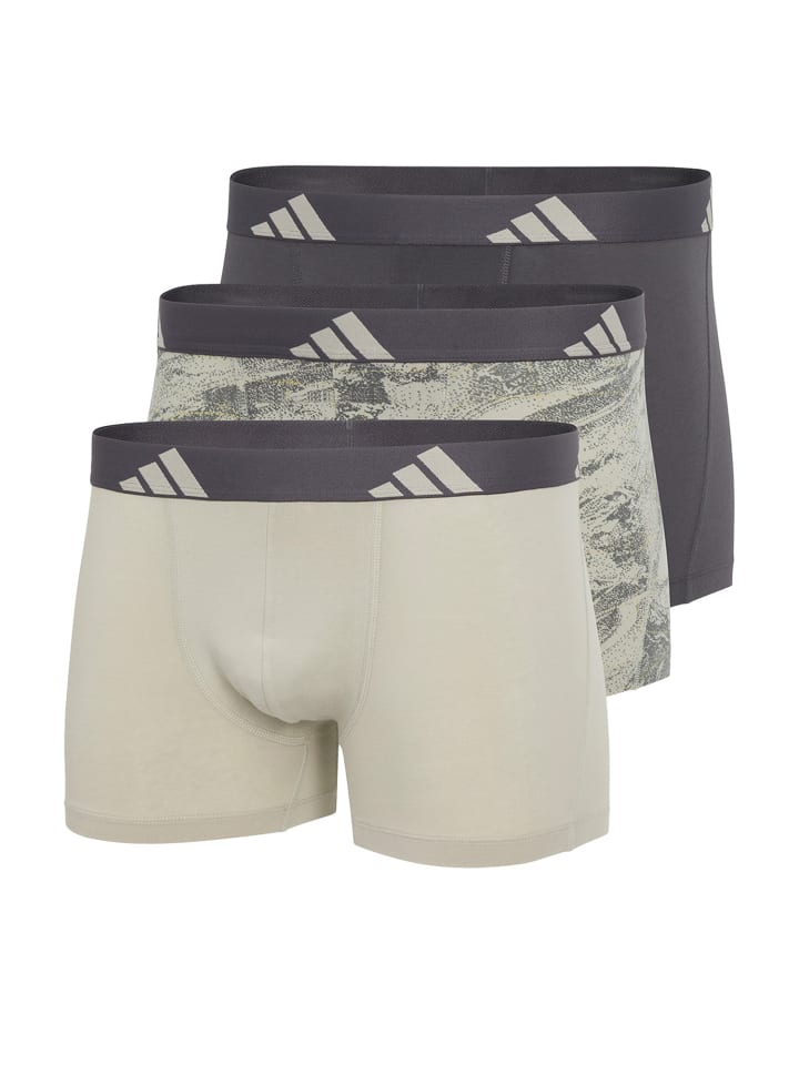 

Трусы боксеры adidas, цвет taupe, city escape print, grau