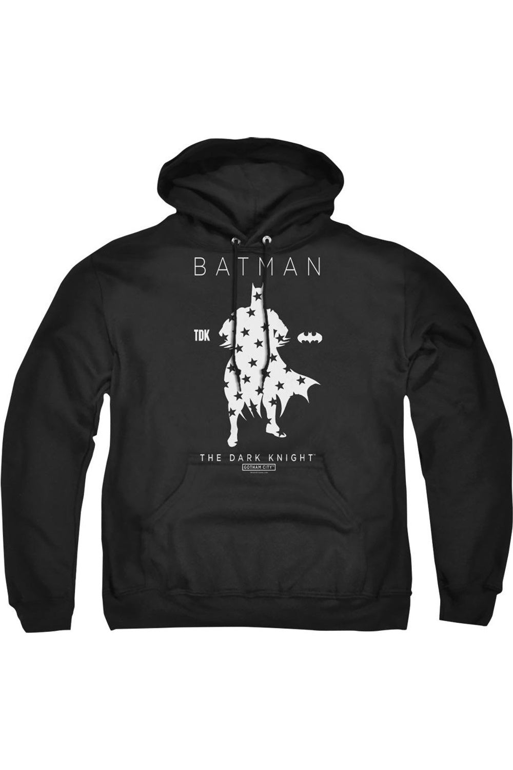 

Толстовка с капюшоном Batman Star Silhouette для взрослых Gildan, черный